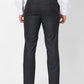 Raymond Men Grey Checks Slim Fit Polyester Blend Trouser
