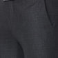 Raymond Men Grey Checks Slim Fit Polyester Blend Trouser