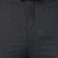 Raymond Men Grey Checks Slim Fit Polyester Blend Trouser
