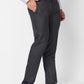Raymond Men Blue Structure Slim Fit Polyester Blend Trouser