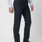 Raymond Men Grey Structure Slim Fit Polyester Blend Trouser