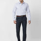Raymond Men Grey Structure Slim Fit Polyester Blend Trouser