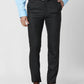 Raymond Men Brown Structure Slim Fit Polyester Blend Trouser