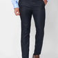 Raymond Men Grey Structure Slim Fit Polyester Blend Trouser
