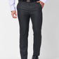 Raymond Men Black Structure Slim Fit Polyester Blend Trouser