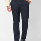 Raymond Men Fawn Structure Slim Fit Polyester Blend Trouser