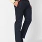 Raymond Men Fawn Structure Slim Fit Polyester Blend Trouser