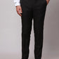 Raymond Men Violet Slim Fit Structure Polyester Trousers