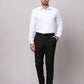Raymond Men Violet Slim Fit Structure Polyester Trousers
