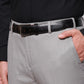 Raymond Men Black Structure Slim Fit Polyester Blend Trouser