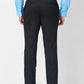 Raymond Men Black Structure Slim Fit Polyester Blend Trouser