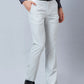 Raymond Men Blue Structure Slim Fit Polyester Blend Trousers
