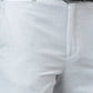 Raymond Men Blue Structure Slim Fit Polyester Blend Trousers