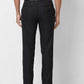 Raymond Men Blue Solid Slim Fit Polyester Blend Trouser