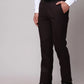 Raymond Men Black Slim Fit Checks Polyester Trousers