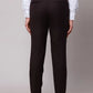 Raymond Men Black Slim Fit Checks Polyester Trousers
