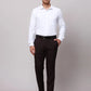Raymond Men Black Slim Fit Checks Polyester Trousers