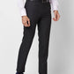 Raymond Men Green Slim Fit Structure Polyester Trousers