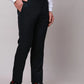 Raymond Men Blue Slim Fit Checks Polyester Trousers
