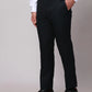 Raymond Men Blue Slim Fit Checks Polyester Trousers
