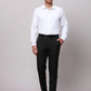 Raymond Men Blue Slim Fit Checks Polyester Trousers