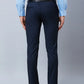 Raymond Men Brown Solid Slim Fit Polyester Blend Trousers