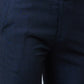 Raymond Men Brown Solid Slim Fit Polyester Blend Trousers