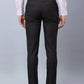Raymond Men Blue Solid Slim Fit Polyester Blend Trousers