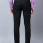 Raymond Men Brown Solid Slim Fit Polyester Blend Trousers