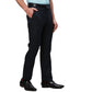 Raymond Men Blue Solid Slim Fit Polyester Blend Trouser