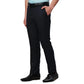 Raymond Men Blue Solid Slim Fit Polyester Blend Trouser