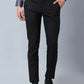 Raymond Men Blue Solid Slim Fit Polyester Blend Trouser