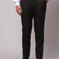 Raymond Men Khaki Slim Fit Solid Polyester Trousers
