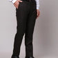 Raymond Men Khaki Slim Fit Solid Polyester Trousers