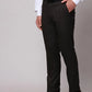 Raymond Men Khaki Slim Fit Solid Polyester Trousers