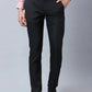 Raymond Men Grey Solid Slim Fit Polyester Blend Trousers