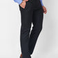 Raymond Men Blue Checks Slim Fit Polyester Blend Trouser