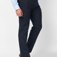 Raymond Men Grey Solid Slim Fit Polyester Blend Trouser