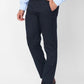 Raymond Men Grey Solid Slim Fit Polyester Blend Trouser