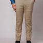 Raymond Men Blue Slim Fit Structure Polyester Trousers