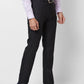 Raymond Men Fawn Slim Fit Structure Polyester Trousers