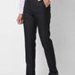 Raymond Men Fawn Slim Fit Structure Polyester Trousers