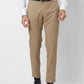 Raymond Men Grey Slim Fit Structure Polyester Trousers