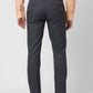 Raymond Men Brown Checks Slim Fit Polyester Blend Trouser