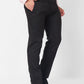 Raymond Men Blue Structure Slim Fit Polyester Blend Trouser