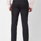 Raymond Men Blue Structure Slim Fit Polyester Blend Trouser