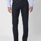Raymond Men Grey Structure Slim Fit Polyester Blend Trouser