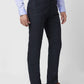 Raymond Men Grey Structure Slim Fit Polyester Blend Trouser