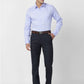 Raymond Men Grey Structure Slim Fit Polyester Blend Trouser