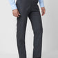 Raymond Men Grey Checks Slim Fit Polyester Blend Trouser